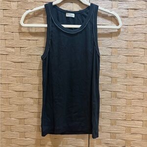 Brunello Cucinelli Black Sleeveless Tank Top - Everyday Essential size S/M